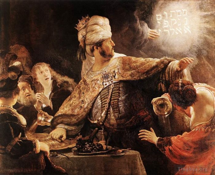 Rembrandt Ölgemälde - Belsazar-Fest