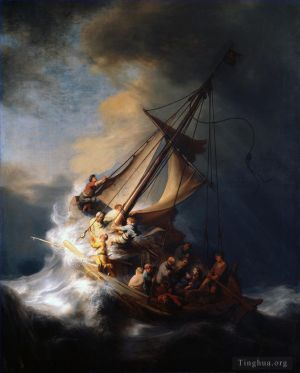Rembrandt Werk - Christus im Sturm auf dem See Genezareth