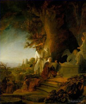 Rembrandt Werk - Christus und die heilige Maria Magdalena am Grab