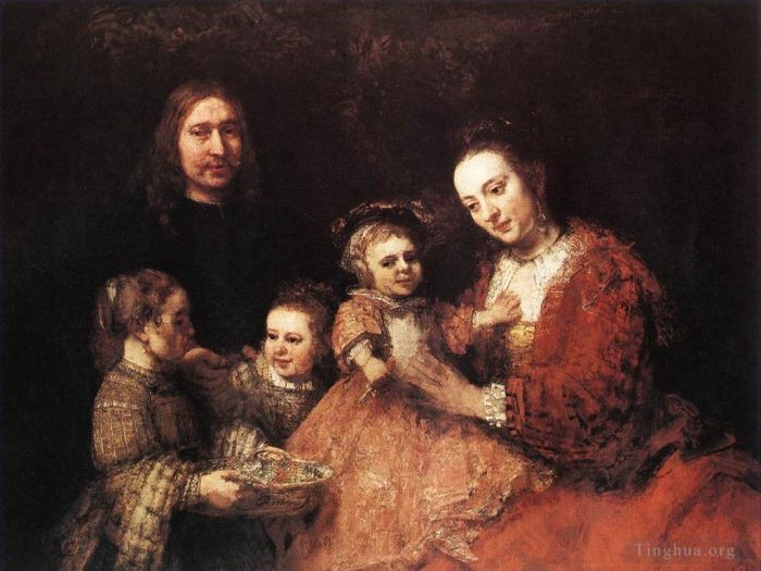 Rembrandt Ölgemälde - Familiengruppe