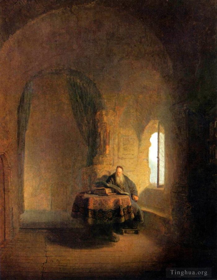 Rembrandt Ölgemälde - Philosophenlesung