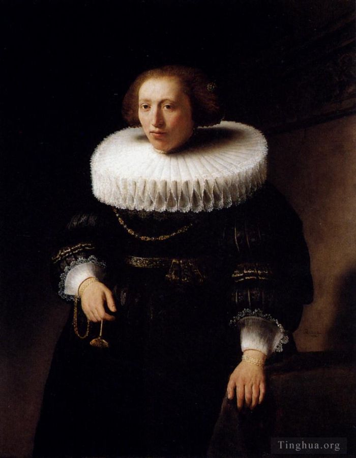 Rembrandt Ölgemälde - Porträt einer Frau