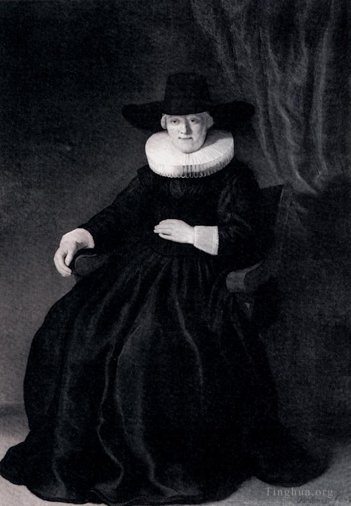 Rembrandt Ölgemälde - Porträt von Maria Bockenolle
