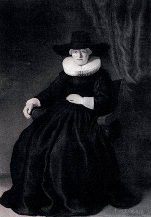 Rembrandt Werk - Porträt von Maria Bockenolle