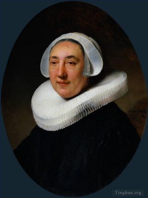 Rembrandt Werk - Porträt von Haesje van Cleyburgh