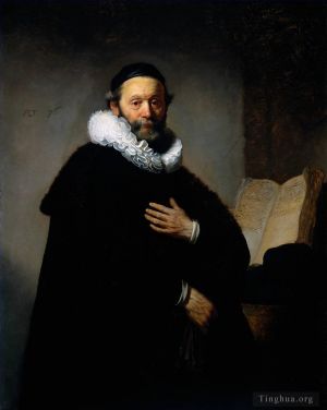 Rembrandt Werk - Porträt von Johannes Wtenbogaert