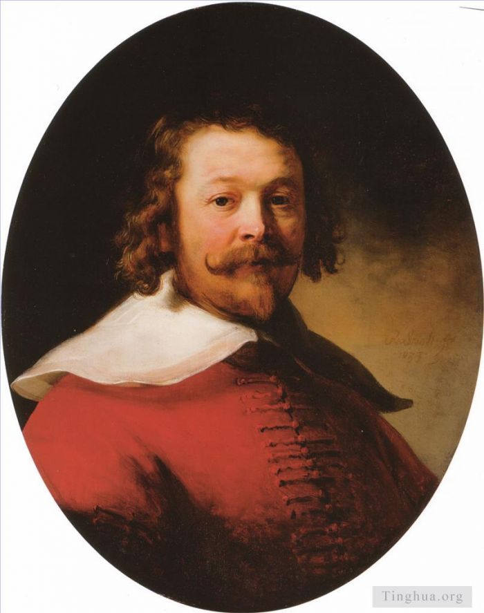 Rembrandt Ölgemälde - Porträt eines bärtigen Mannes
