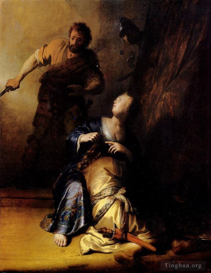 Rembrandt Ölgemälde - Simson und Delila