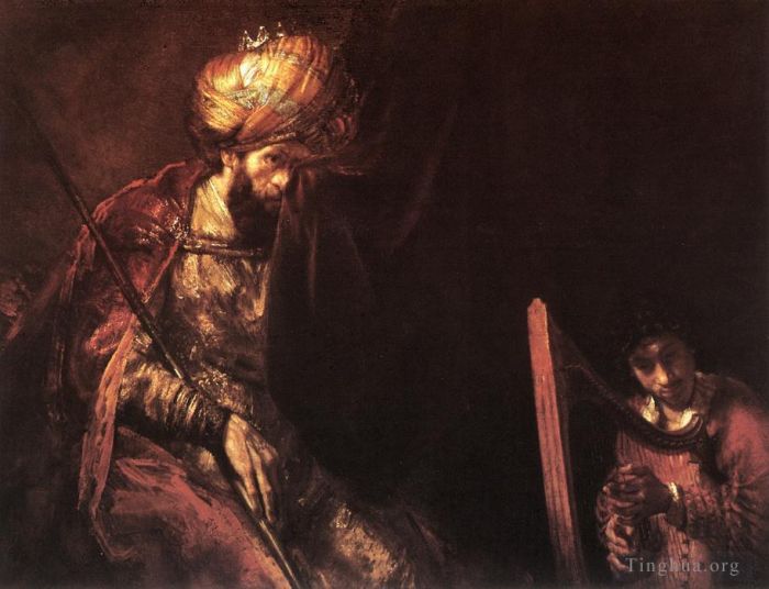 Rembrandt Ölgemälde - Saul und David