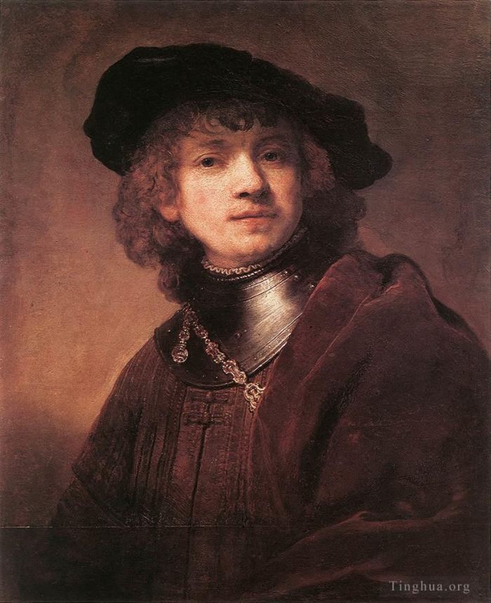 Rembrandt Ölgemälde - Selbstporträt als junger Mann 1634