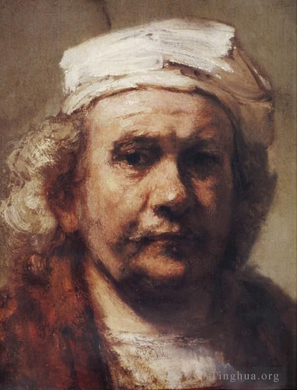 Rembrandt Ölgemälde - Selbstporträt Det