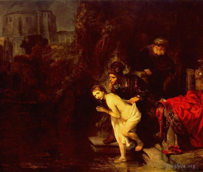 Rembrandt Ölgemälde - Susanna und die Ältesten