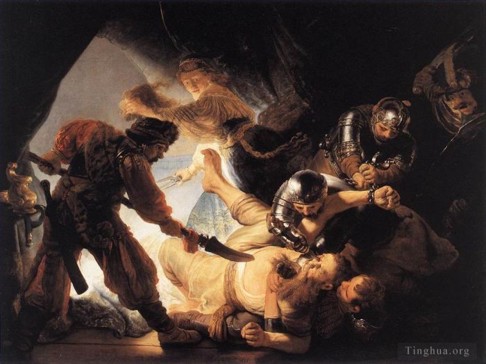 Rembrandt Ölgemälde - Die Blendung Simsons