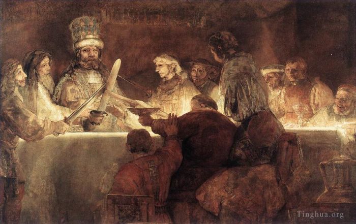 Rembrandt Ölgemälde - Die Verschwörung der Bataves