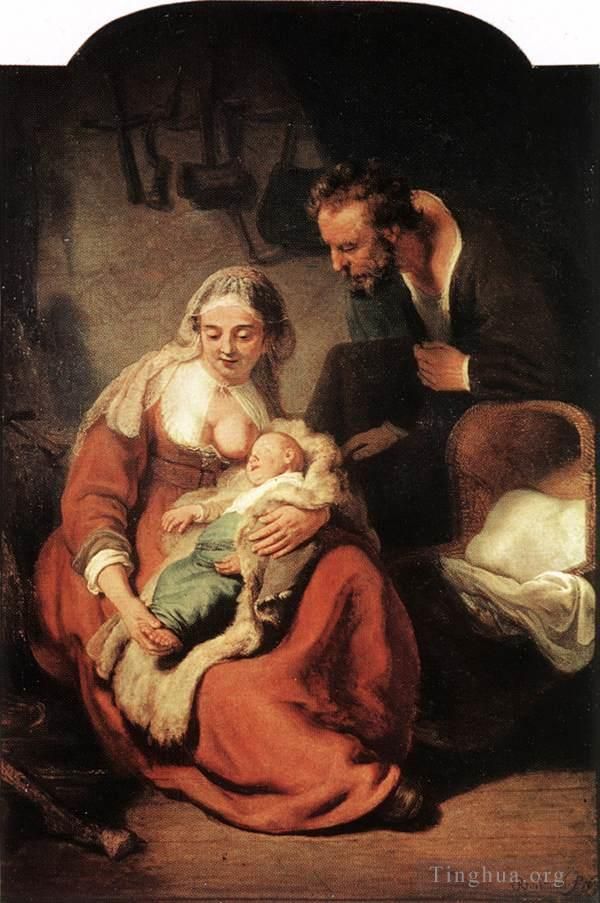 Rembrandt Ölgemälde - Die Heilige Familie