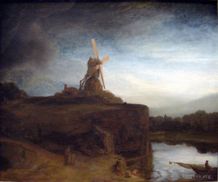Rembrandt Ölgemälde - Die Mühle