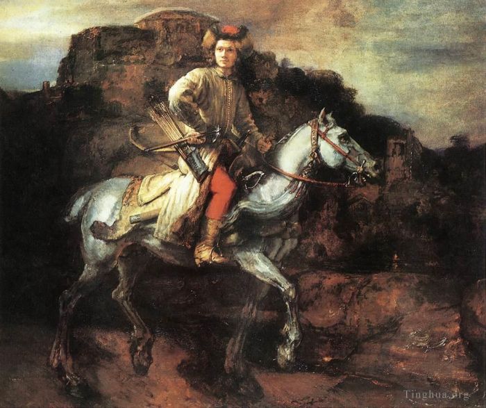 Rembrandt Ölgemälde - Der polnische Reiter