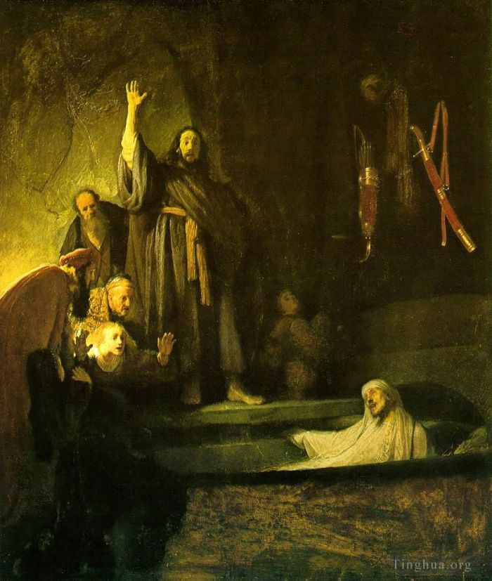 Rembrandt Ölgemälde - Die Auferweckung des Lazarus