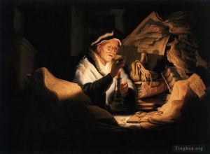 Rembrandt Werk - Der reiche Mann aus dem Gleichnis