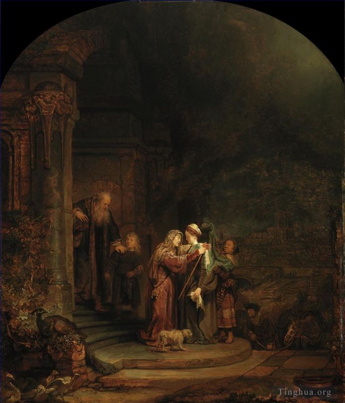 Rembrandt Ölgemälde - Die Heimsuchung