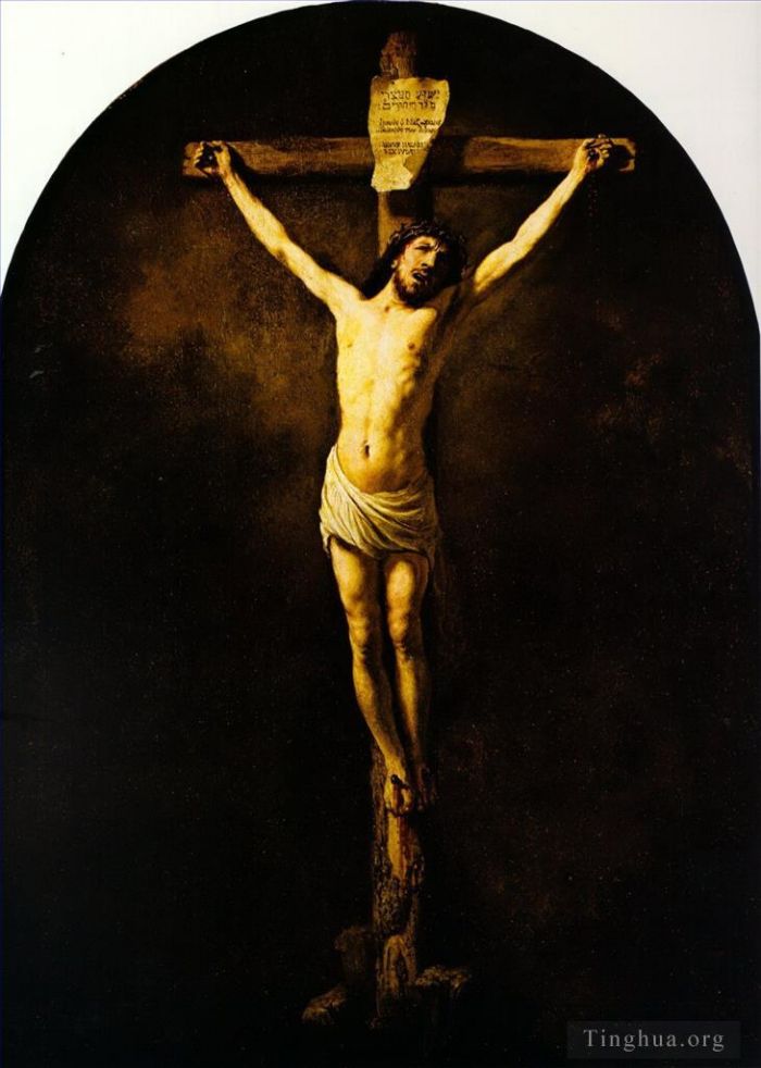Rembrandt Ölgemälde - Christus am Kreuz 1631