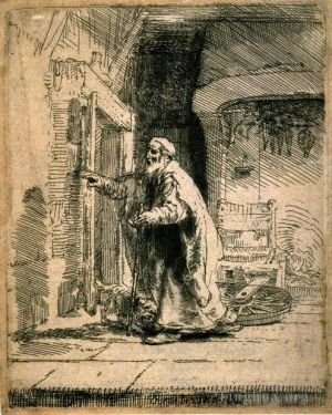 Rembrandt Werk - Die Blindheit von Tobit SIL