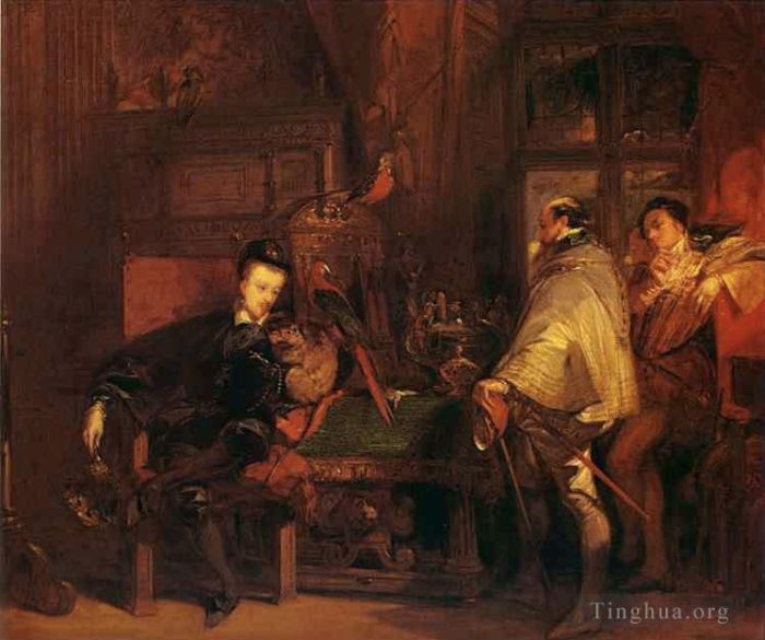 Richard Parkes Bonington Ölgemälde - Heinrich III. und der englische Botschafter