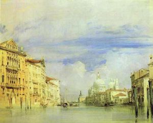 Richard Parkes Bonington Werk - Venedig Der Canal Grande Romantische Meereslandschaft Richard Parkes Bonington