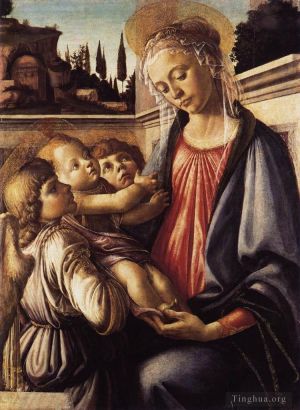 Sandro Botticelli Werk - Madonna mit Kind und zwei Engeln