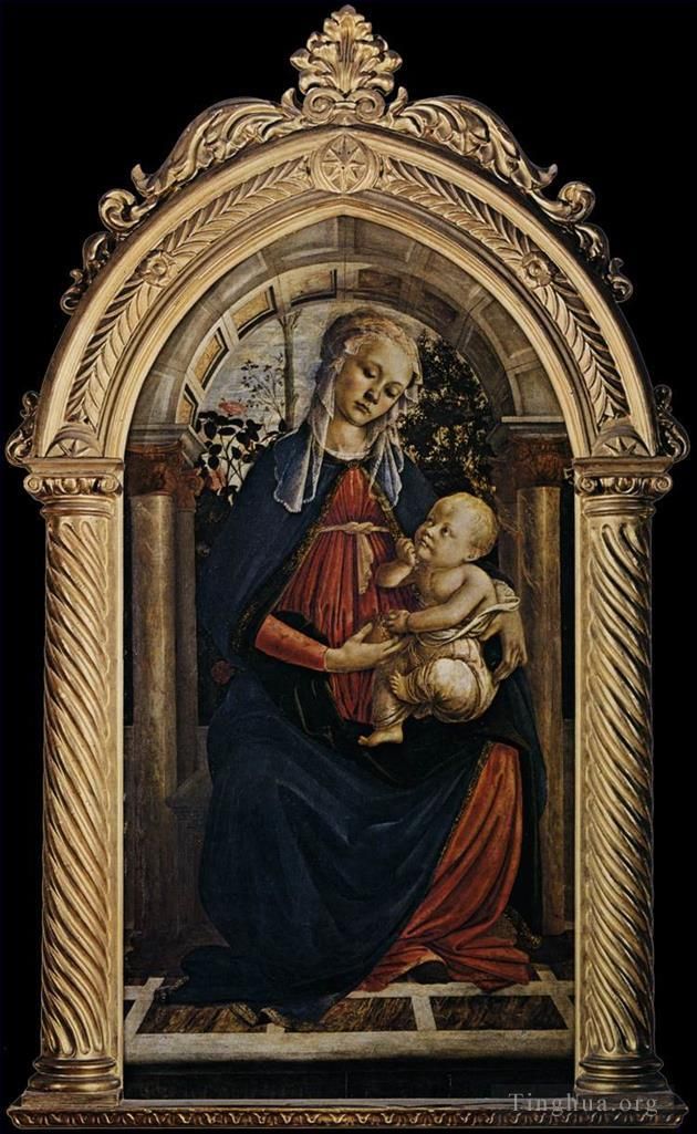 Sandro Botticelli Andere Malerei - Madonna des Rosengartens