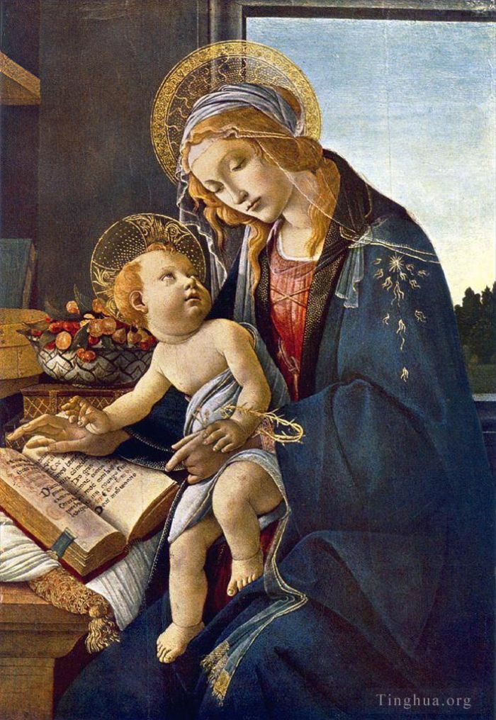 Sandro Botticelli Andere Malerei - Madonna mit dem Buch