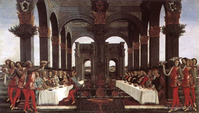 Sandro Botticelli Andere Malerei - Nastagio Vierter