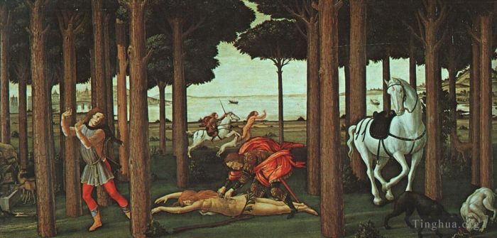 Sandro Botticelli Andere Malerei - Nastagio Zweiter