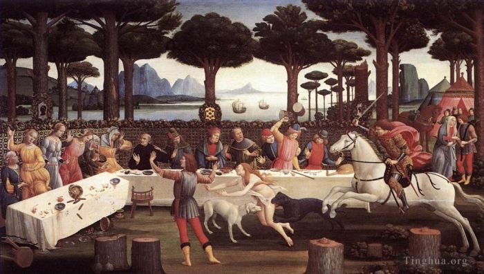 Sandro Botticelli Andere Malerei - Nastagio Dritter