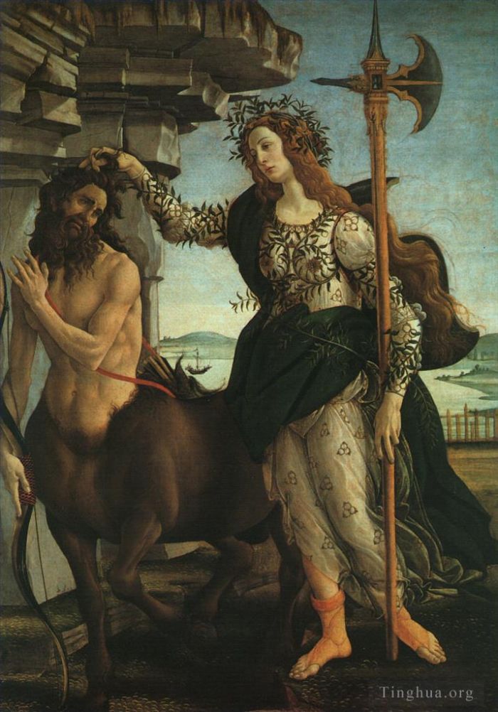 Sandro Botticelli Andere Malerei - Pallas und der Zentaur
