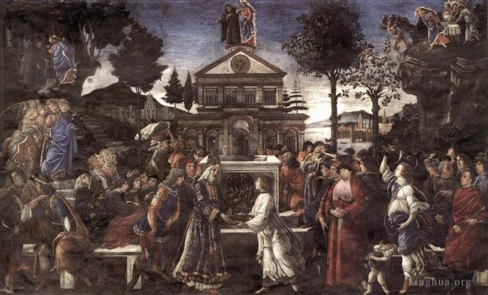 Sandro Botticelli Andere Malerei - Die Versuchung Christi