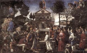 Sandro Botticelli Werk - Die Versuchung Christi