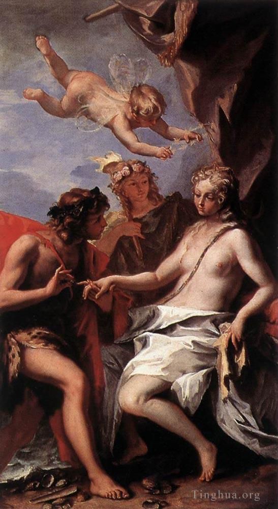 Sebastiano Ricci Ölgemälde - Bacchus und Ariadne