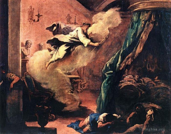Sebastiano Ricci Ölgemälde - Traum von Äskulap