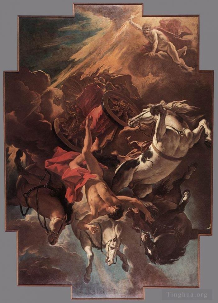 Sebastiano Ricci Ölgemälde - Fall des Phaeton