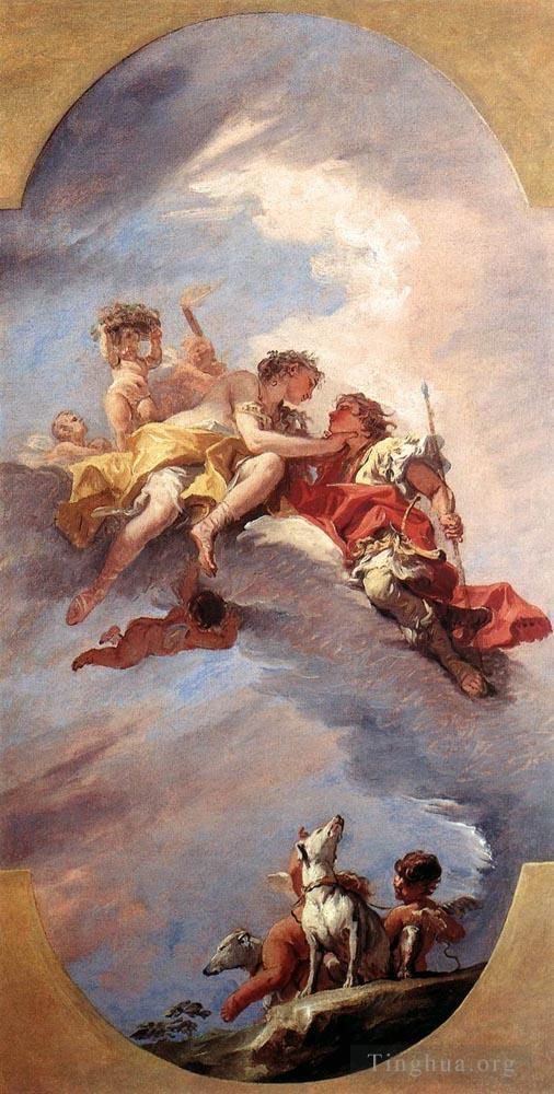 Sebastiano Ricci Ölgemälde - Venus und Adonis