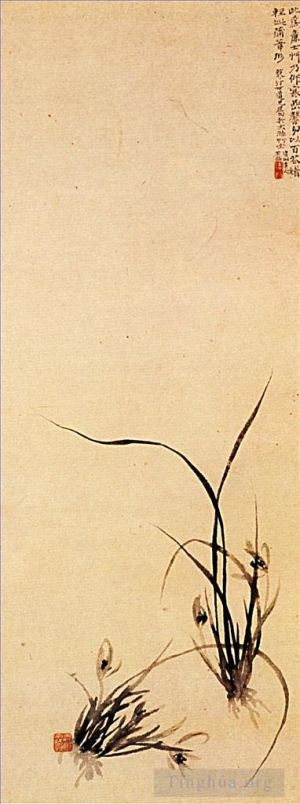 Shi Tao Werk - Triebe von Orchideen 170