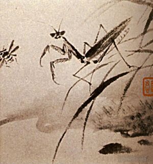 Shi Tao Werk - Studien über Insekten Mante 170