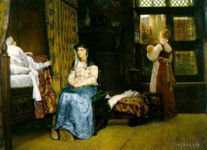 Sir Lawrence Alma-Tadema Werk - Eine Geburtskammer