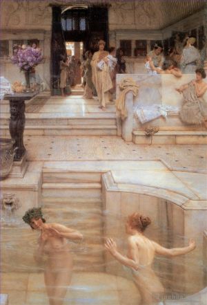 Sir Lawrence Alma-Tadema Werk - Ein Lieblingsbrauch
