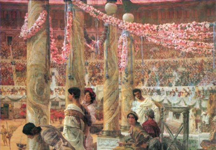 Sir Lawrence Alma-Tadema Ölgemälde - Caracalla und Geta