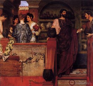 Sir Lawrence Alma-Tadema Werk - Hadrian besucht eine römisch-britische Töpferei