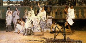 Sir Lawrence Alma-Tadema Werk - Lawrence Bacchanale 1871