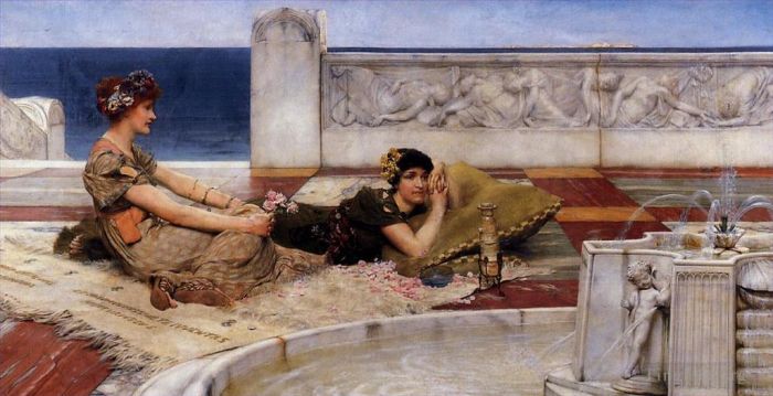 Sir Lawrence Alma-Tadema Ölgemälde - Liebt Wähler