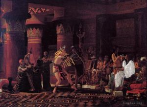 Sir Lawrence Alma-Tadema Werk - Zeitvertreibe im antiken Ägypten vor 300 Jahren
